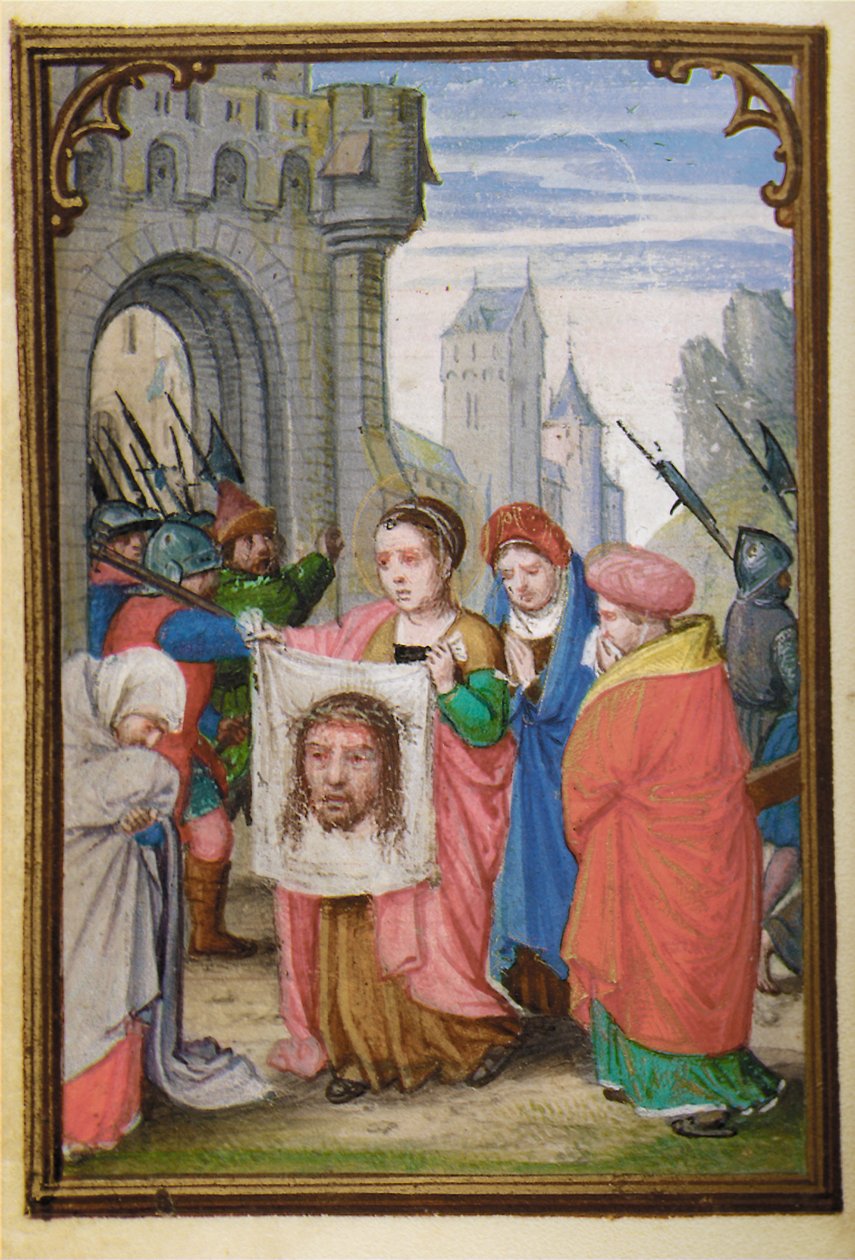 Folio z miniaturní Knihy hodin, použití Řím, Bruggy, 1530-35 od Simon Bening