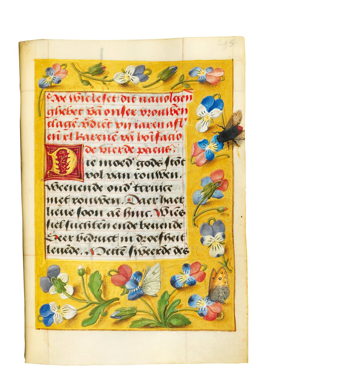 Stránka z The Imhof Prayerbook, 1511 od Simon Bening