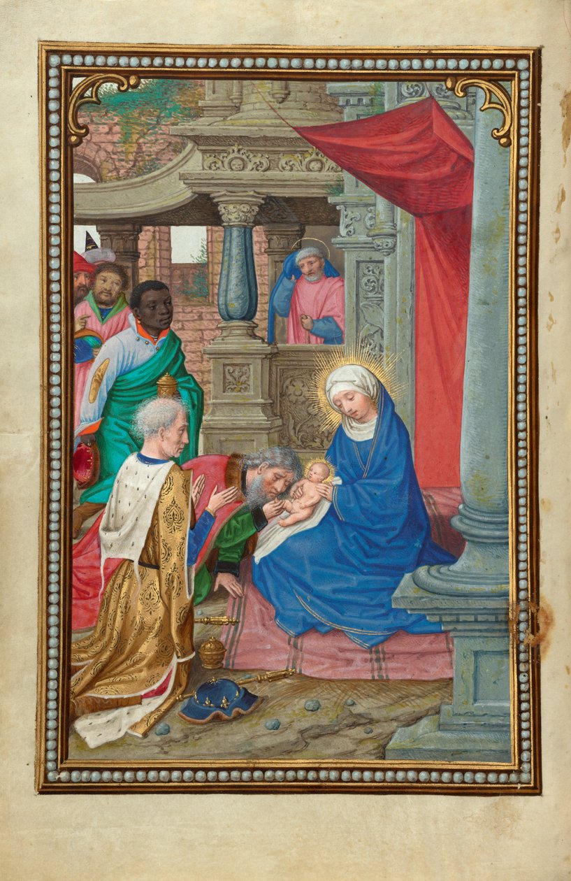 Die Anbetung der Heiligen Drei Könige od Simon Bening