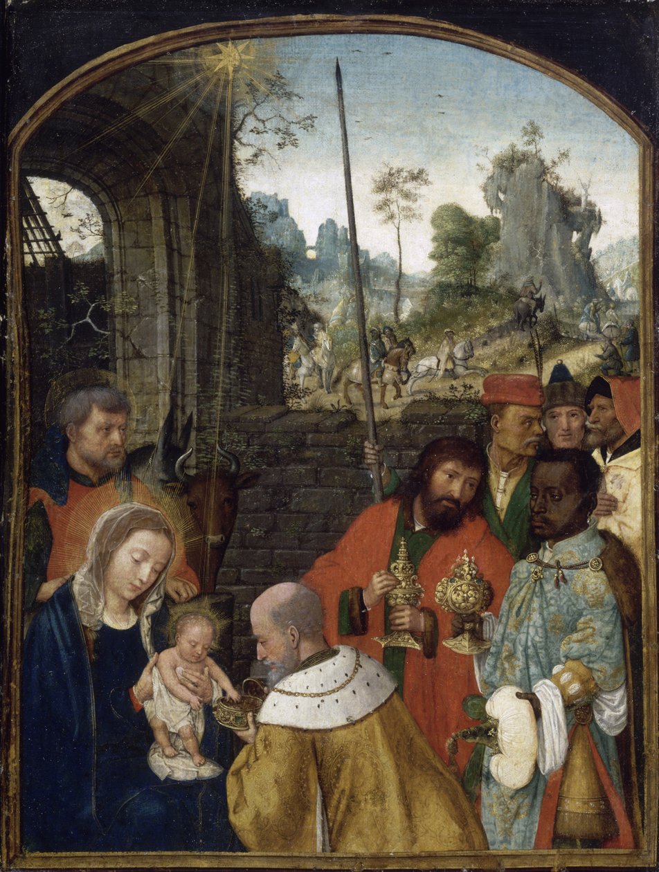 Klanění tří králů, první polovina 16. od Simon Bening
