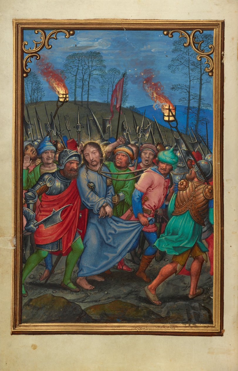 Die Verhaftung Christi od Simon Bening