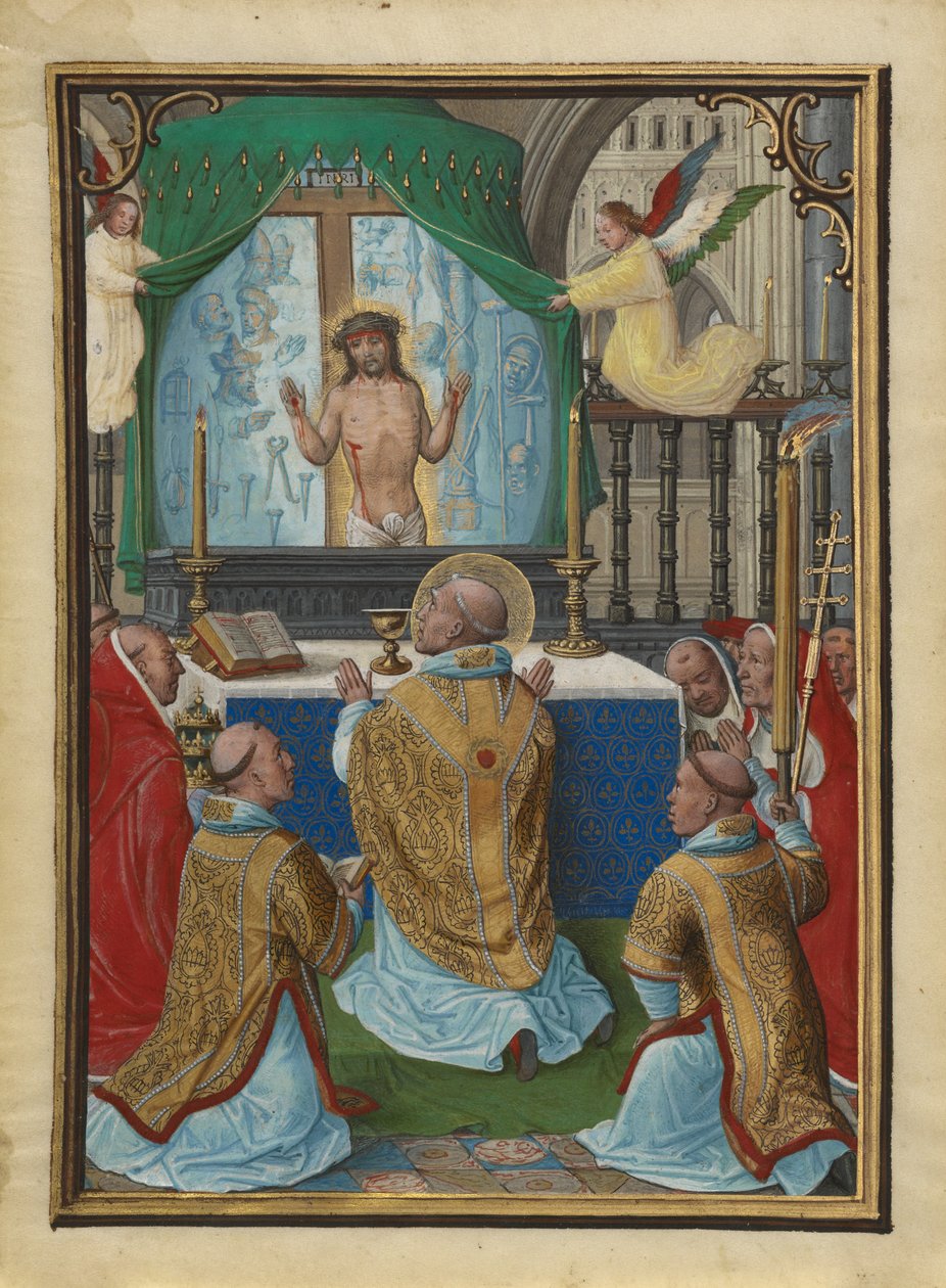 Die Messe des Heiligen Gregor od Simon Bening