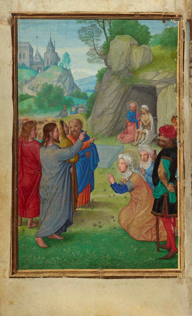 Die Auferweckung des Lazarus od Simon Bening