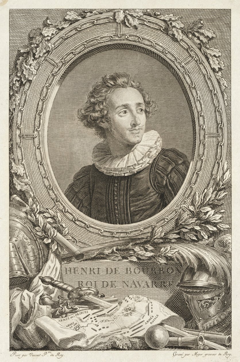 Henri de Bourbon, Royal de Navarre od Simon Charles Miger after François André Vincent
