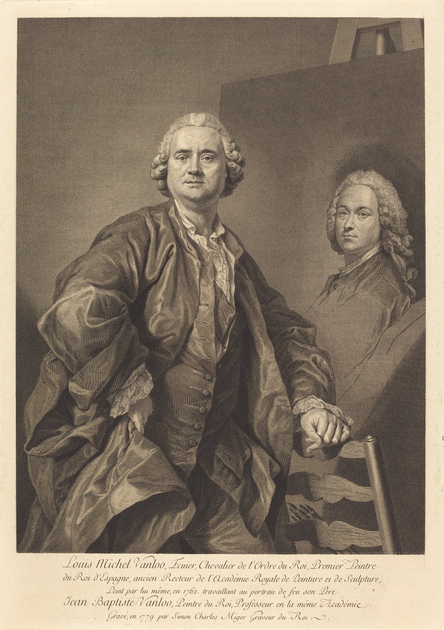 Louis Michel Vanloo od Simon Charles Miger after Louis Michel Van Loo