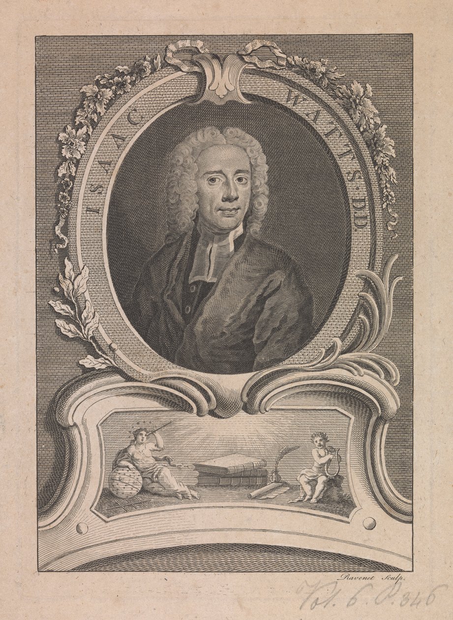 Isaac Watts od Simon Francois Ravenet