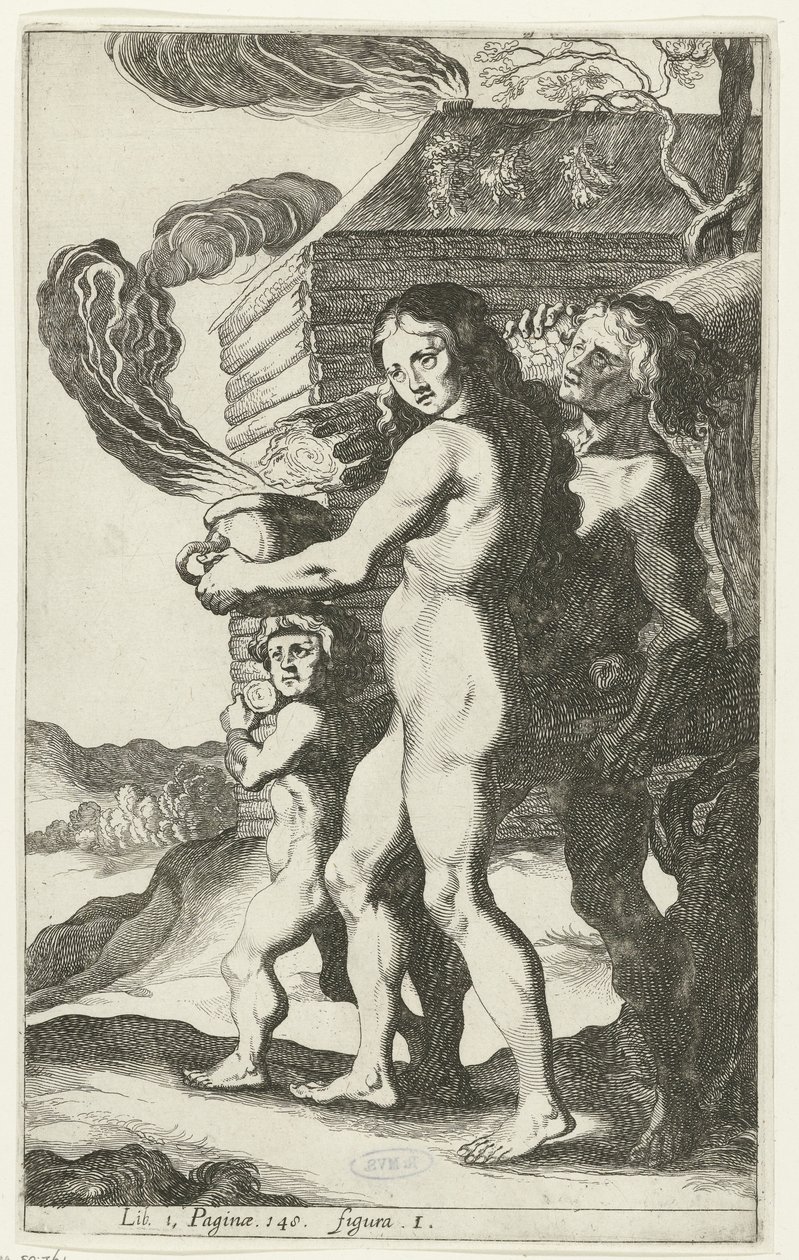 Germánská rodina od Simon Frisius