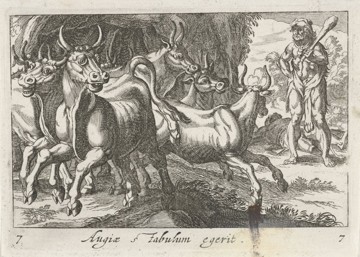 Hercules hoedt de kudde van Geryon (název na objektu) Herculische theme