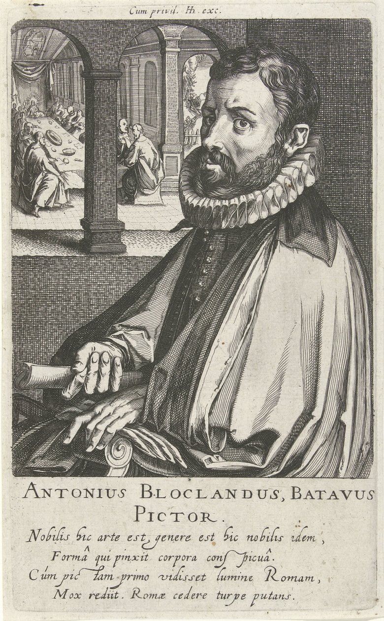 Portrét Anthonieho Blocklandta od Simon Frisius