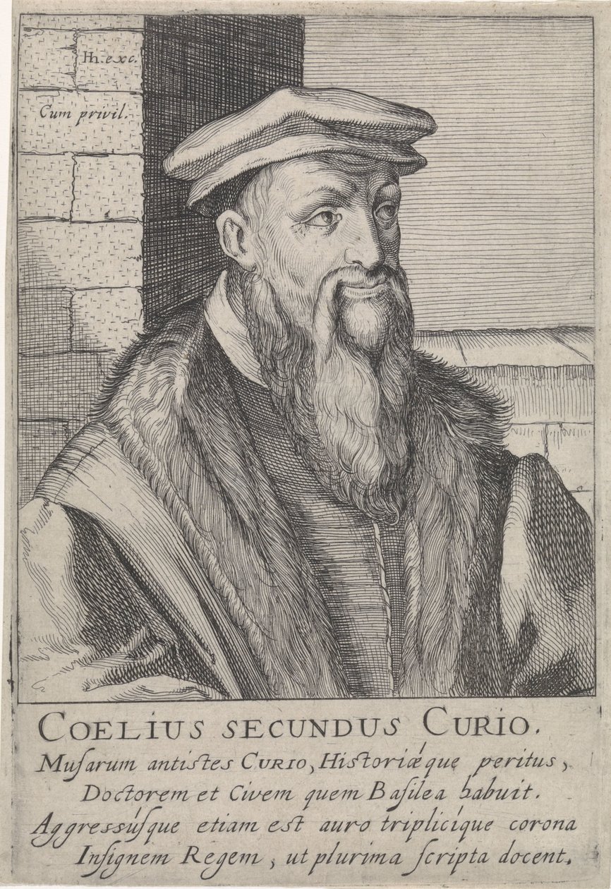 Portrét Caelia Secunda Curia od Simon Frisius