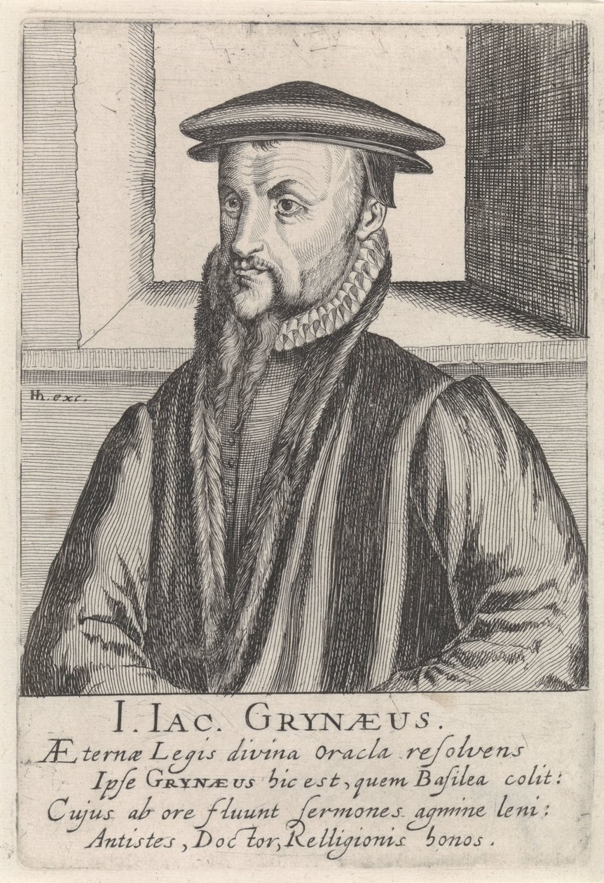 Portrét Johanna-Jacoba Grynaeuse od Simon Frisius