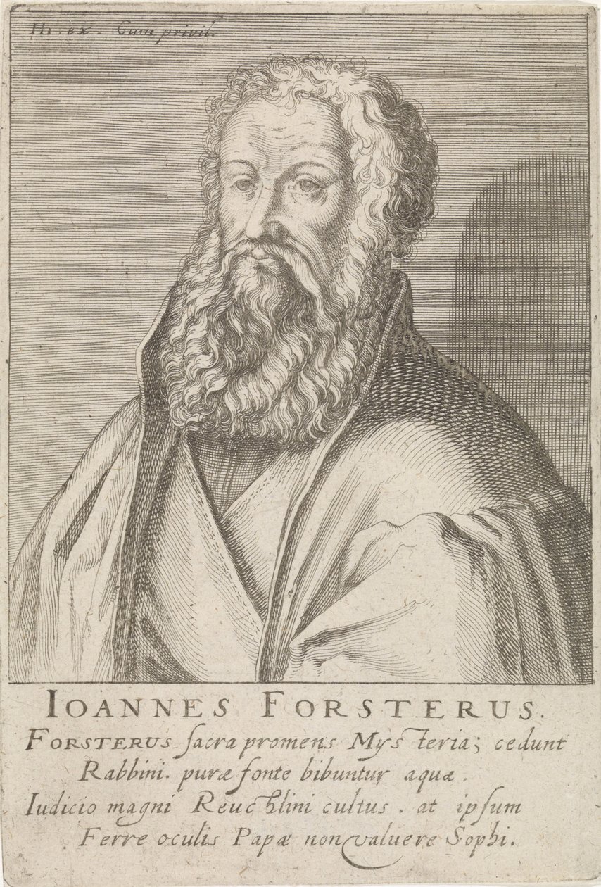 Portrét Johanna Forstera od Simon Frisius