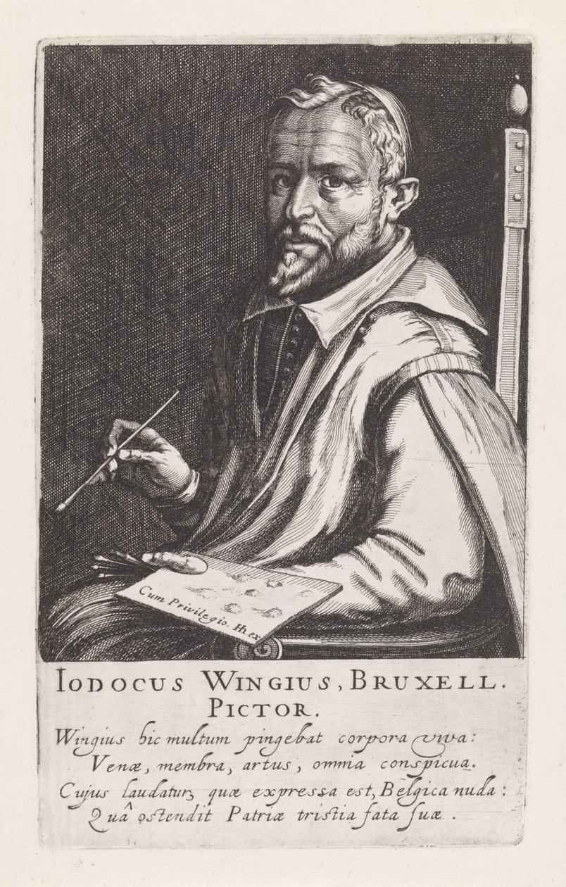 Portrét Joose Wingheho od Simon Frisius