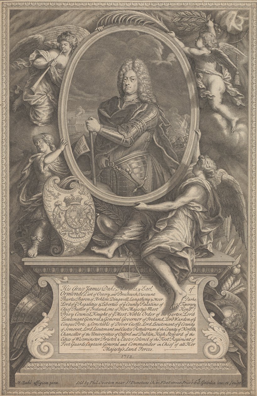 Sir James Butler, druhý vévoda z Ormonde od Simon Gribelin