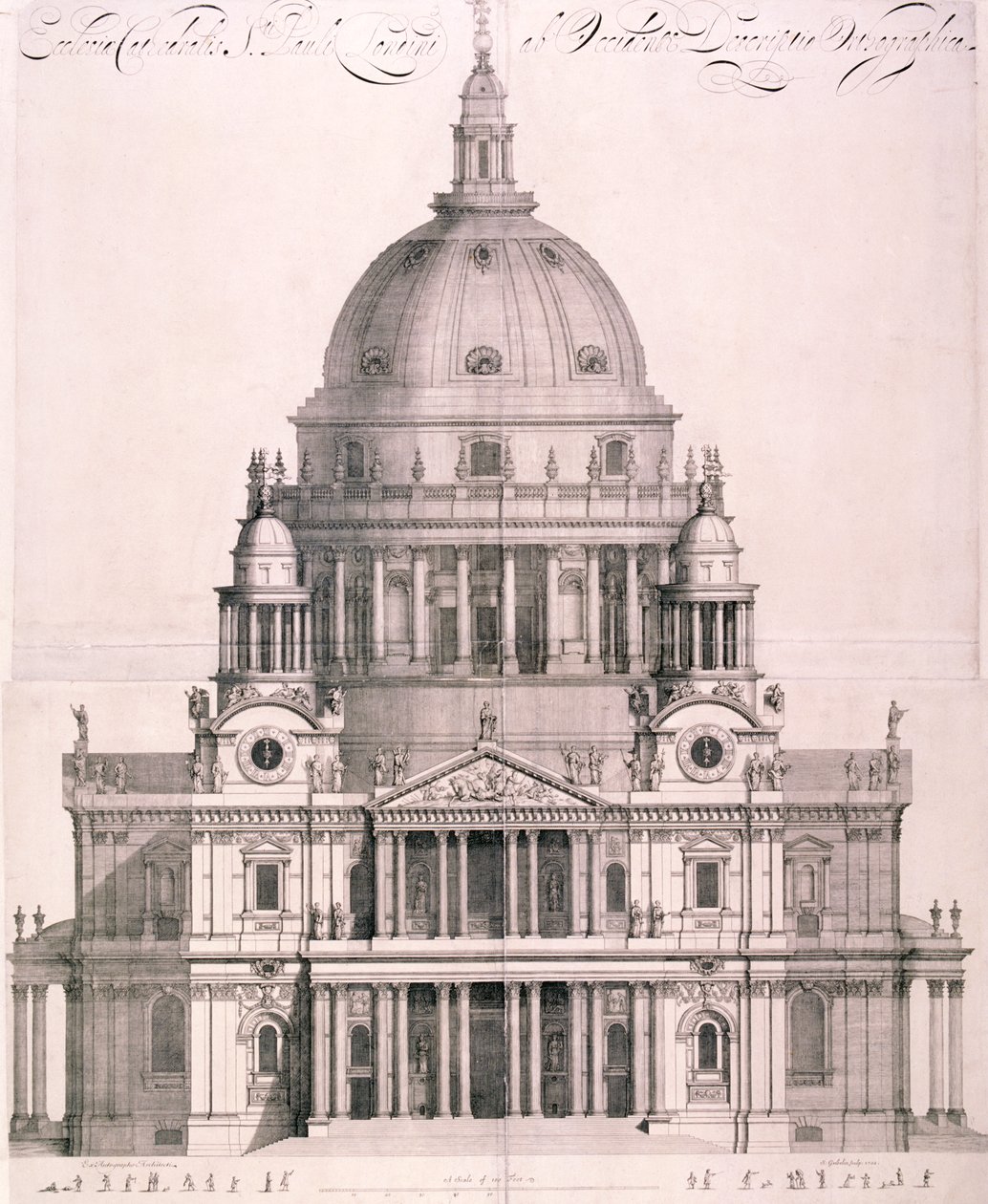 Katedrála svatého Pavla, Londýn, 1702 od Simon Gribelin