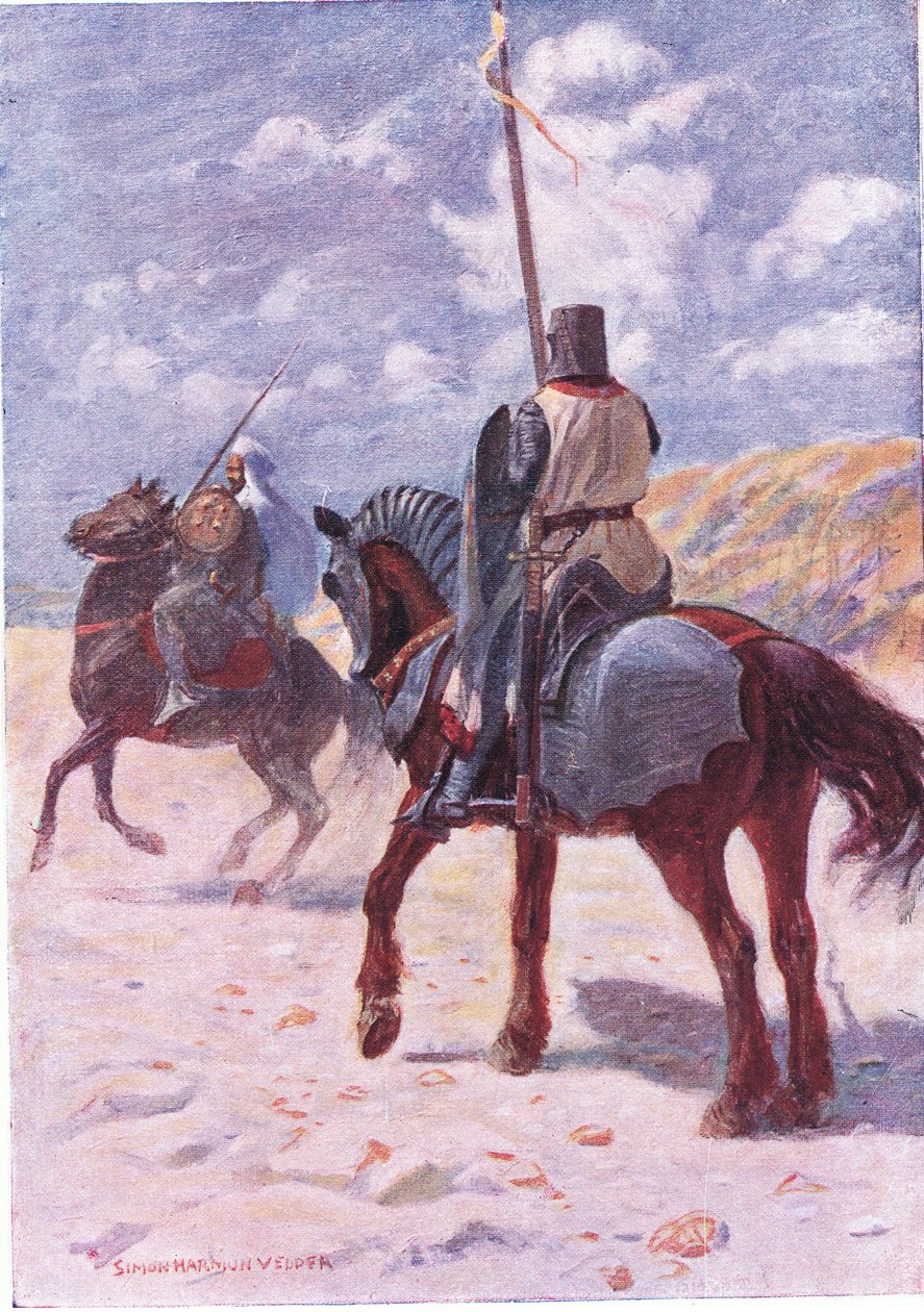 Potřetí se Saracéni přiblížili stejným způsobem od Simon Harmon Vedder