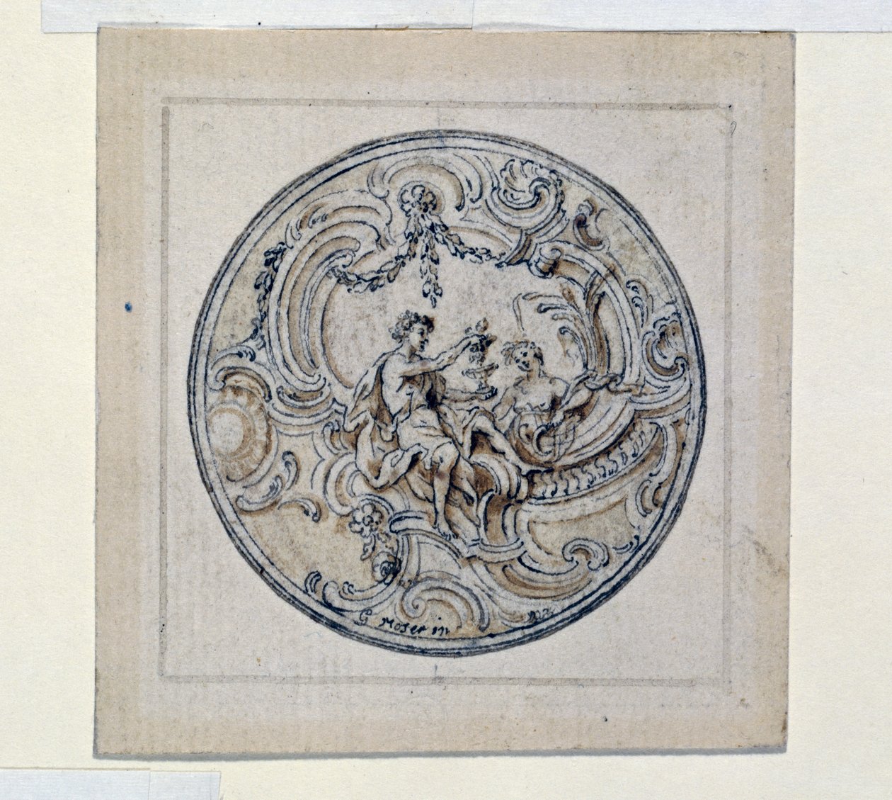 Návrh pouzdra na hodinky, Simon Gribelin (1661-1833) od Simon II Gribelin