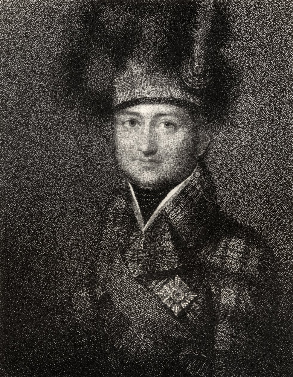 James Duff, 4th Earl of Fife, vyrytý W. Hollem, z 