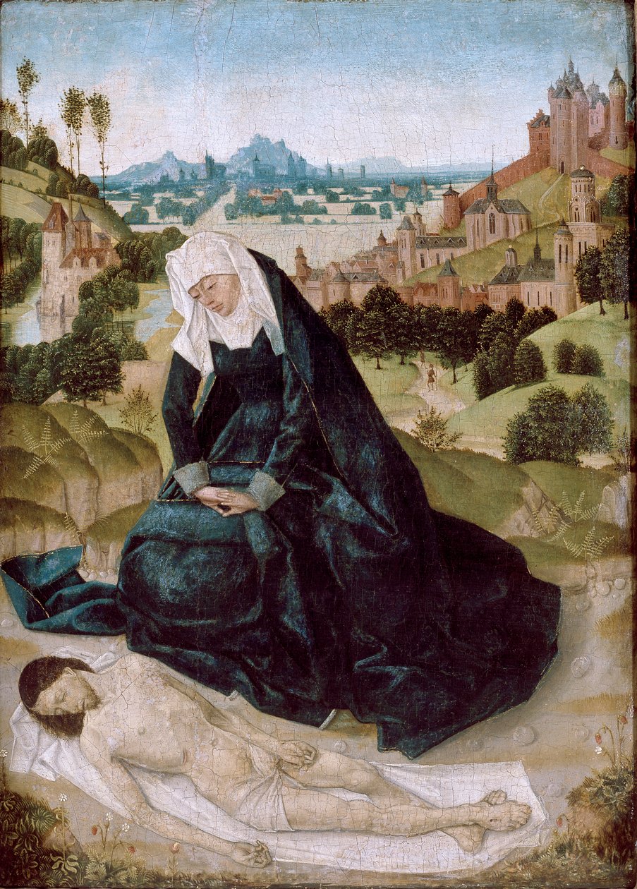 Pieta, 15. století od Simon Marmion