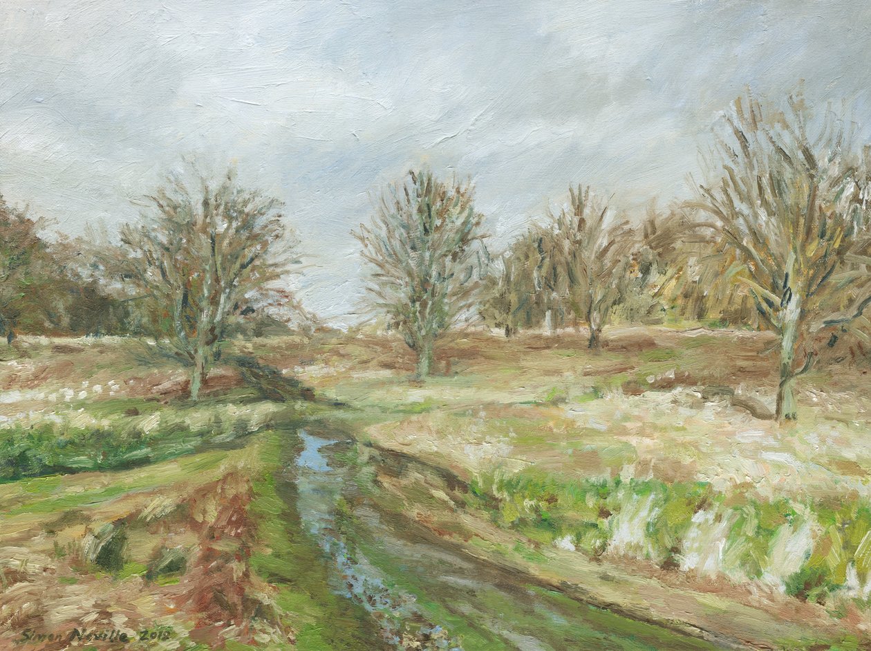 Richmondský park (olej na plátně) od Simon Neville