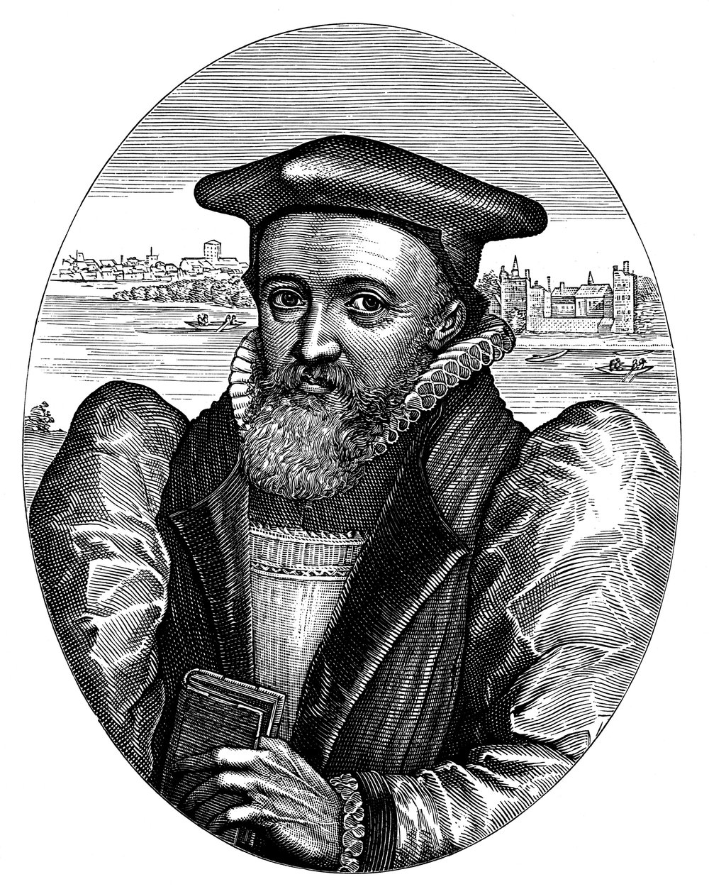 George Abbott 1562-1633, anglický duchovní a arcibiskup z Canterbury, 17. od Simon Pass