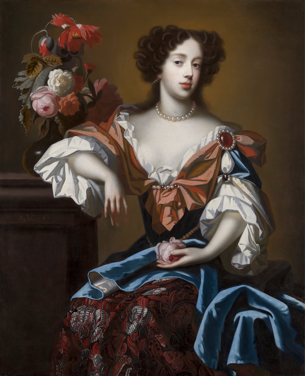 Marie z Modeny od Simon Verelst