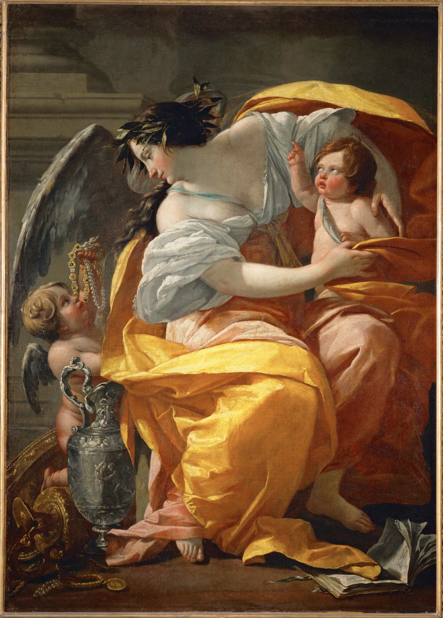 Allegorie de la Richesse - Alegorie bohatství... od Simon Vouet