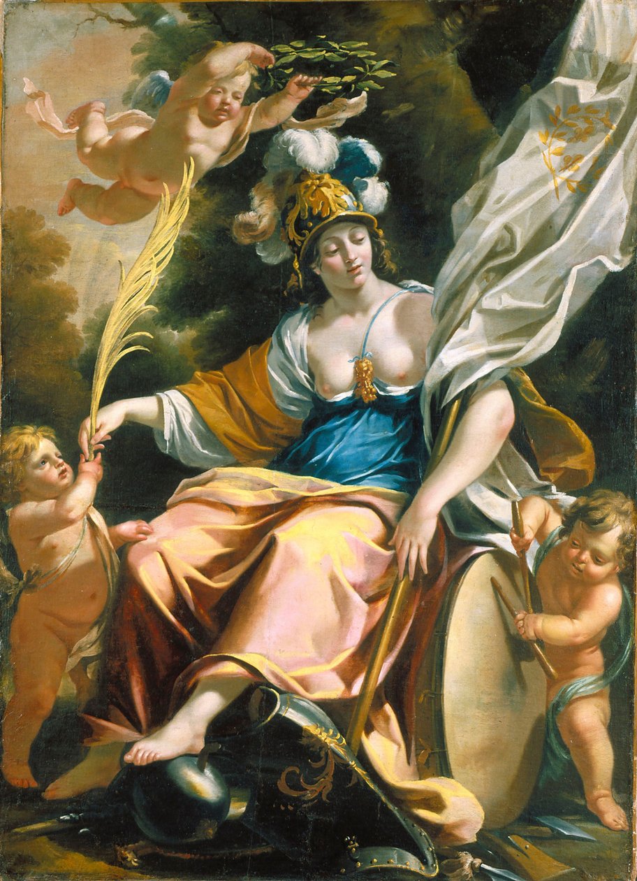 Alegorie vítězství od Simon Vouet