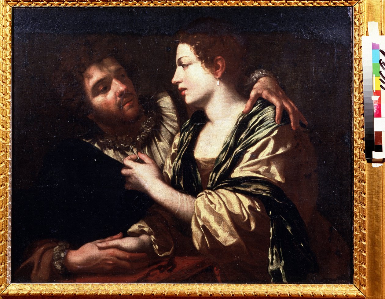 Milenci. Obraz Simona Voueta (1590-1649). Olej na plátně, 82 x 100 cm od Simon Vouet