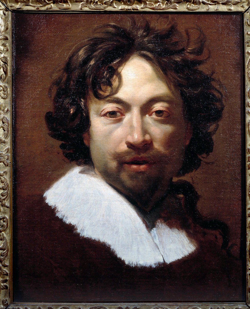 Autoportrét od Simona Voueta (1590-1649) cca 1626-1627, 45x36 cm, Lyon, Musee des Beaux Arts od Simon Vouet