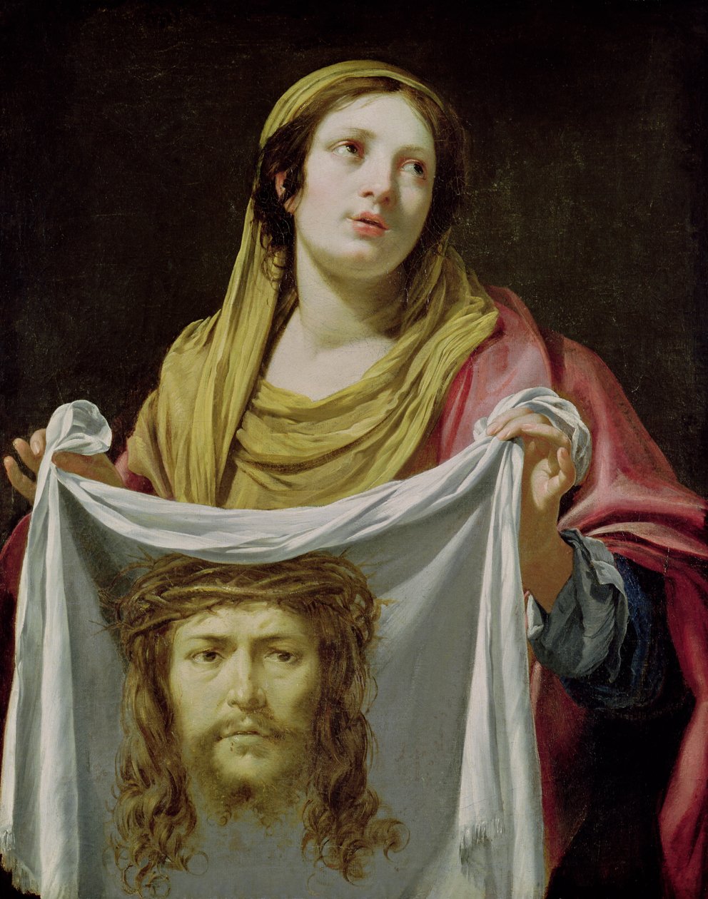 Svatá Veronika držící svaté plátno od Simon Vouet