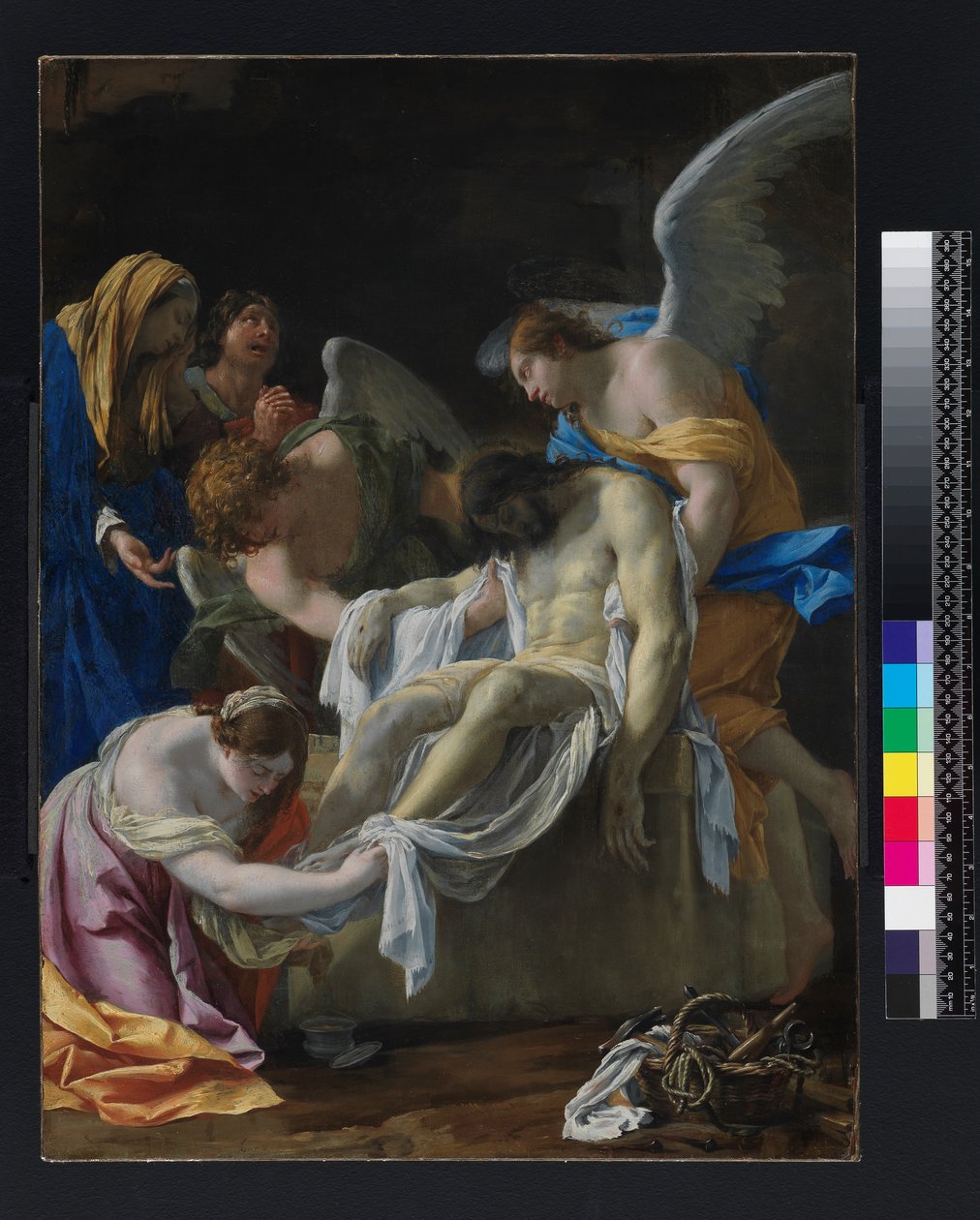 Pohřeb, 1635-1638 od Simon Vouet