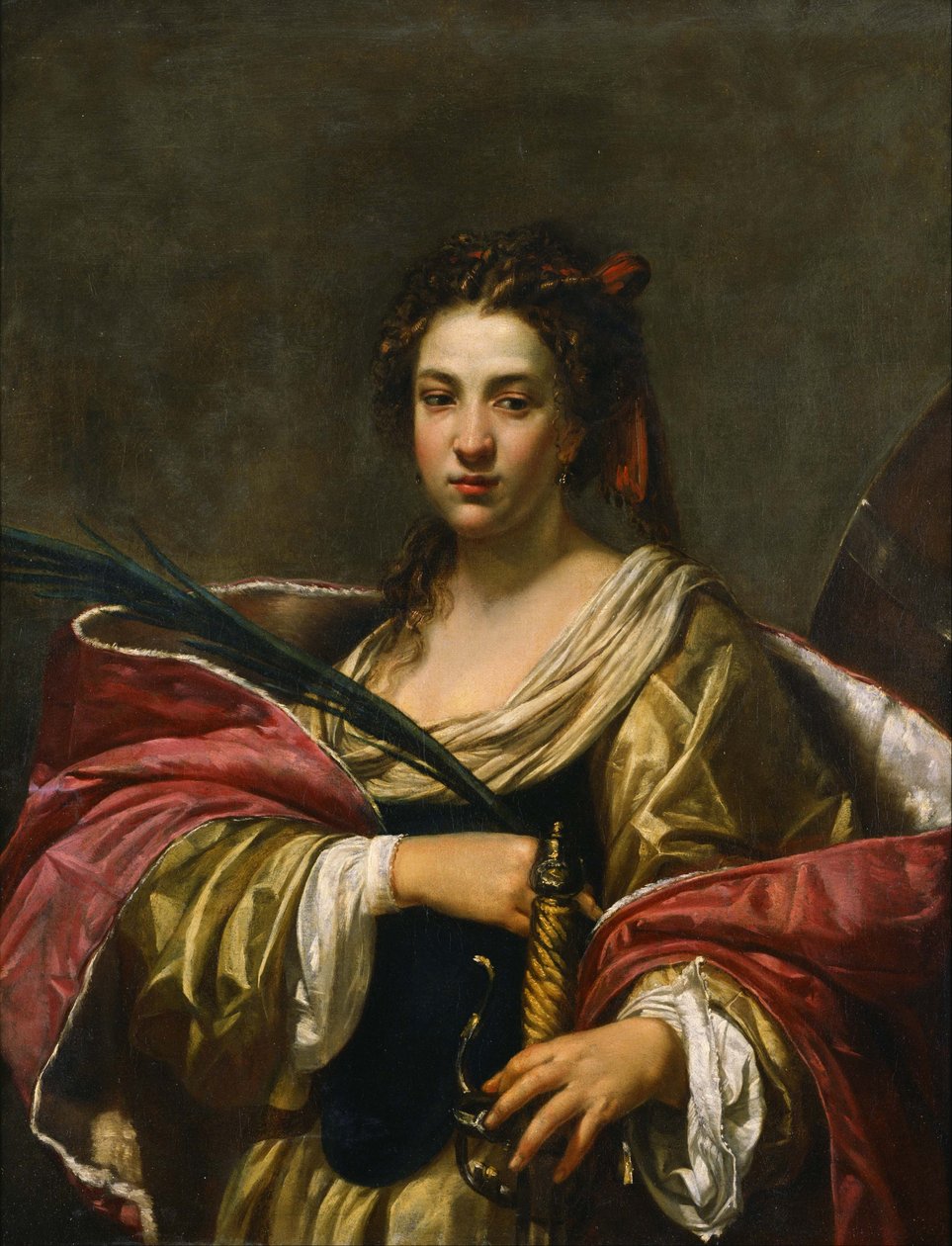 Svatá Kateřina z Alexandrie od Simon Vouet