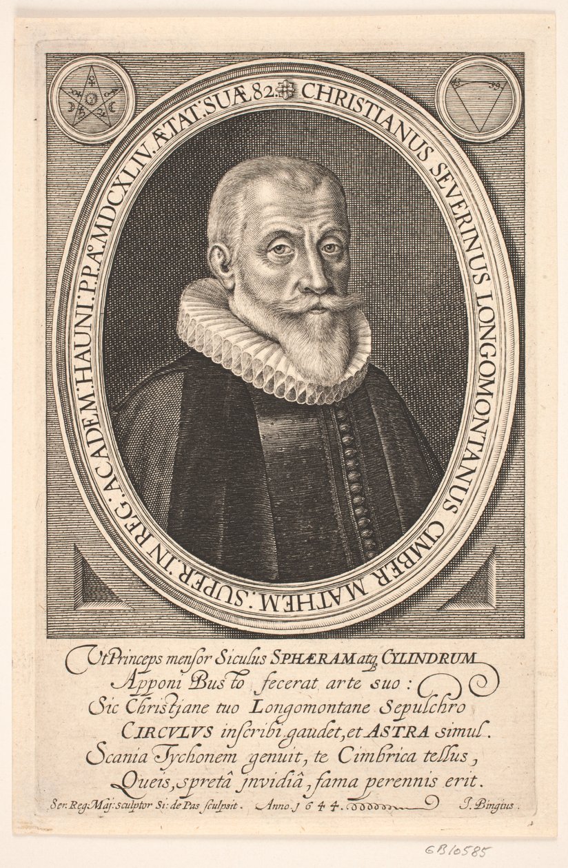 Profesor Christen Sørensen Longomontanus od Simon de Pas