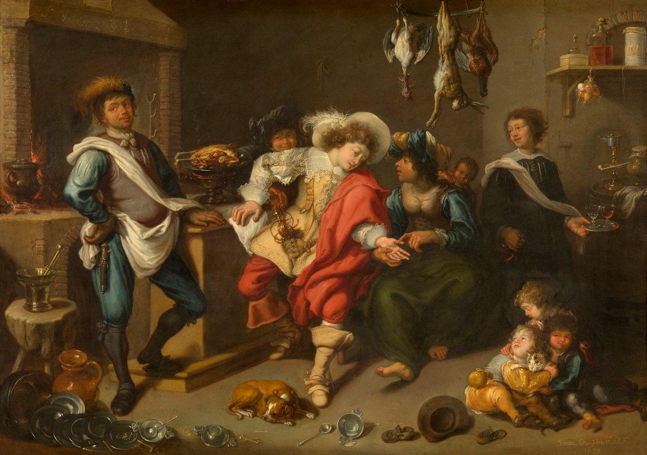 Gipsy (olej na mědi) od Simon de Vos