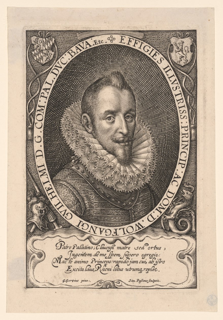 Wolfgang Vilém, hrabě falcký od Simon van de Passe