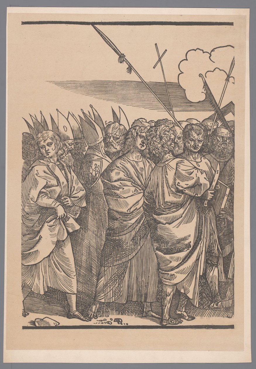Reprodukce třetího dílu tištěné série De Triomf van Christus podle Joose Lambrechta od Simonau and Toovey