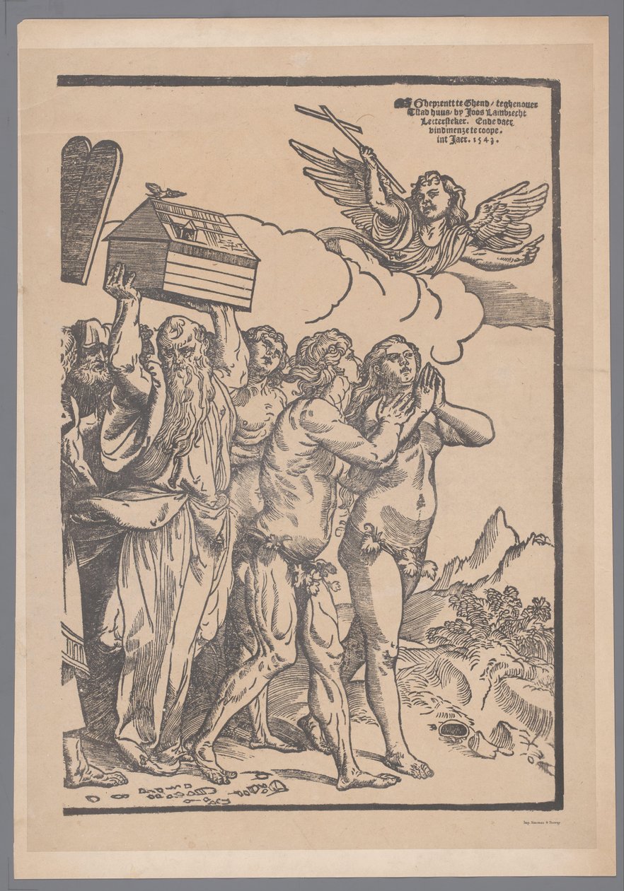 Reprodukce desátého a posledního dílu tištěné série De Triomf van Christus podle Joose Lambrechta od Simonau and Toovey