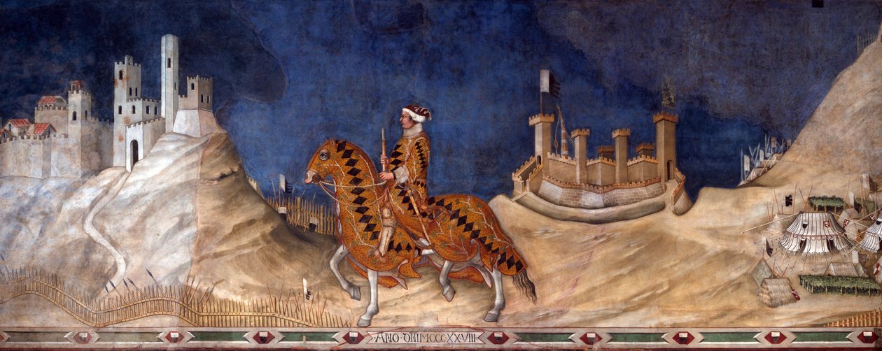 Guidoriccio da Fogliano od Simone Martini