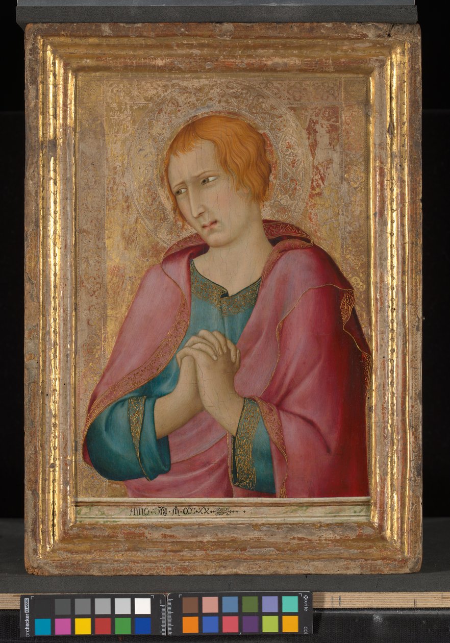 Sv. Jan Evangelista, 1320 (tempera na panelu) od Simone Martini