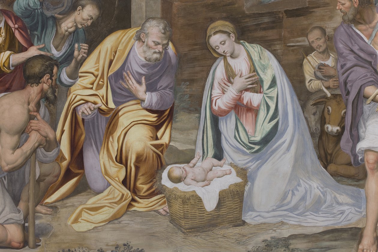 Klanění pastýřů, 1578-82 od Simone Veneziano Peterzano