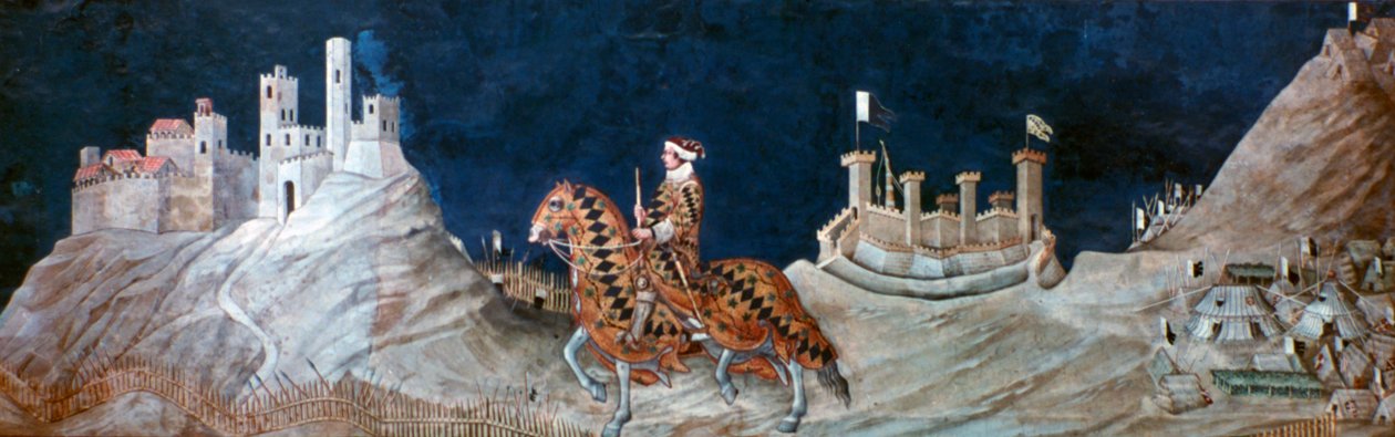 Připomínka ..u obležení Montemassi..., 1328 od Simone Martini