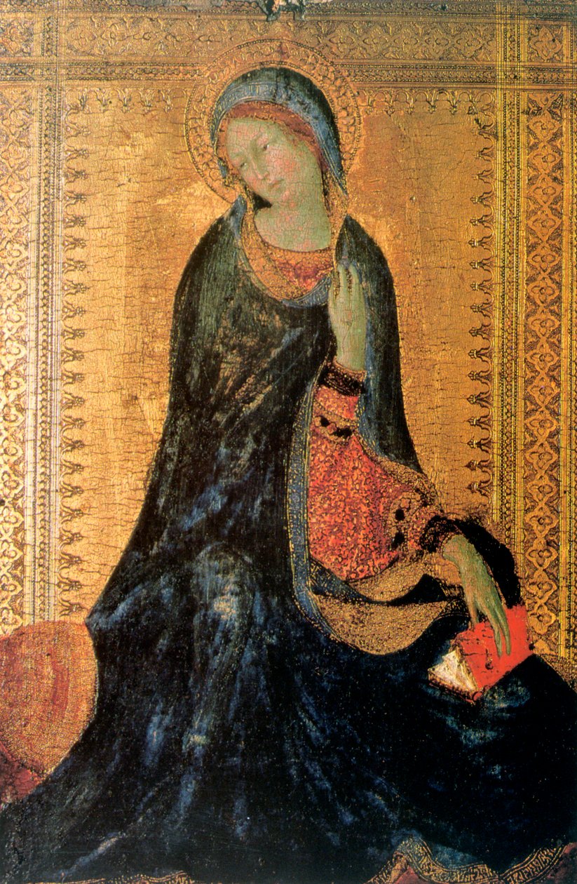 Madona zvěstování, c1304-1344 od Simone Martini