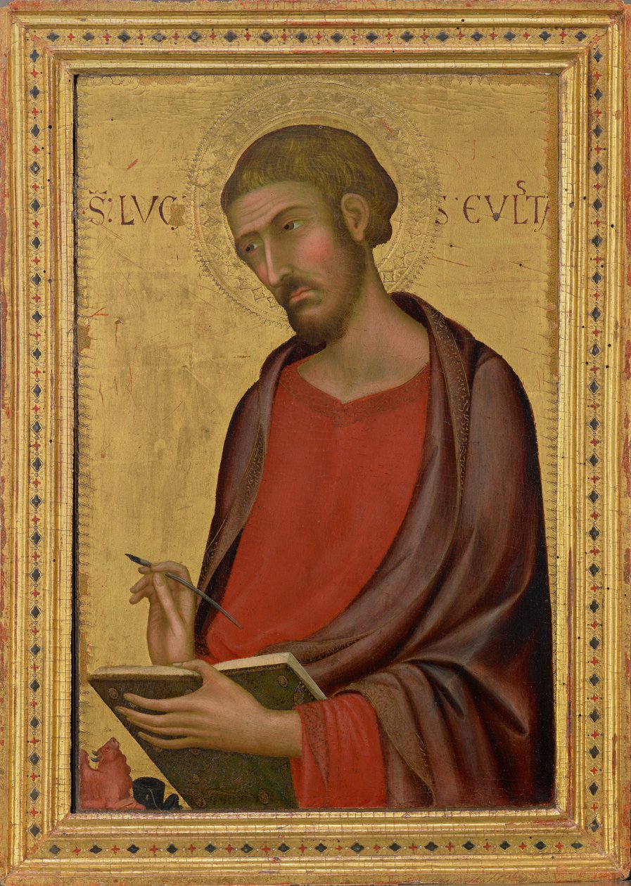 Svatý Lukáš od Simone Martini