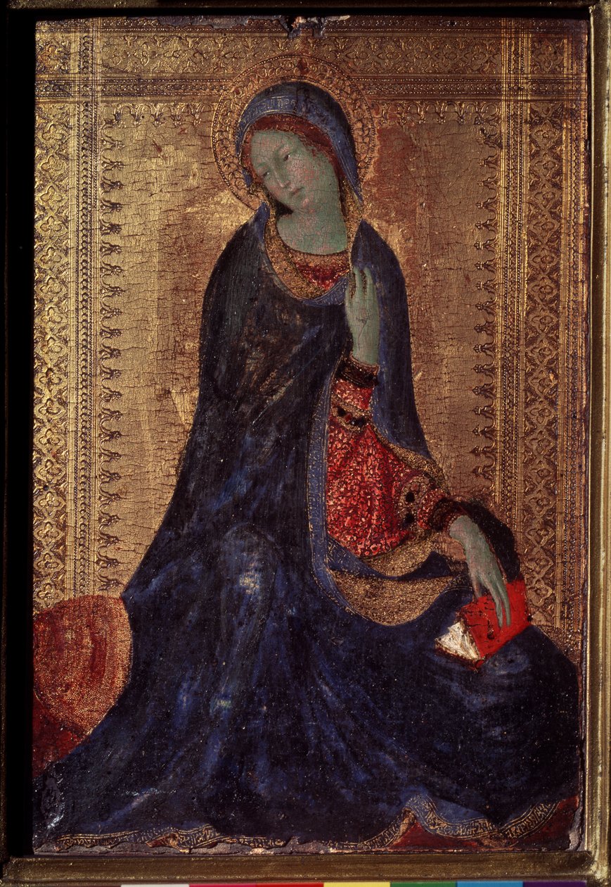 Panna oznamující. Obraz Simone Martini (1280/85-1344) od Simone Martini