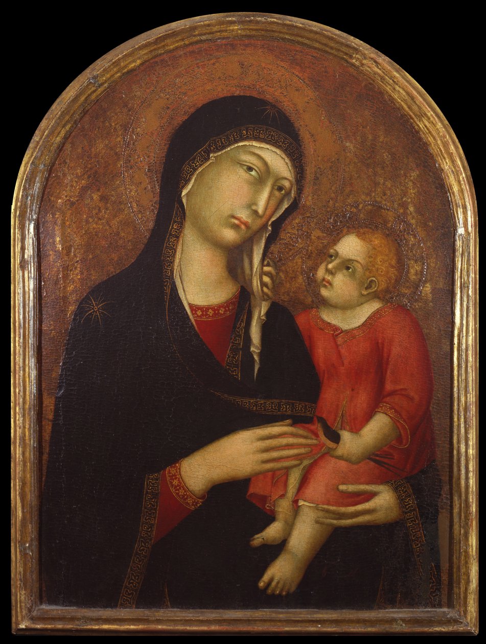 Panna a dítě, první třetina 14. století. od Simone Martini di