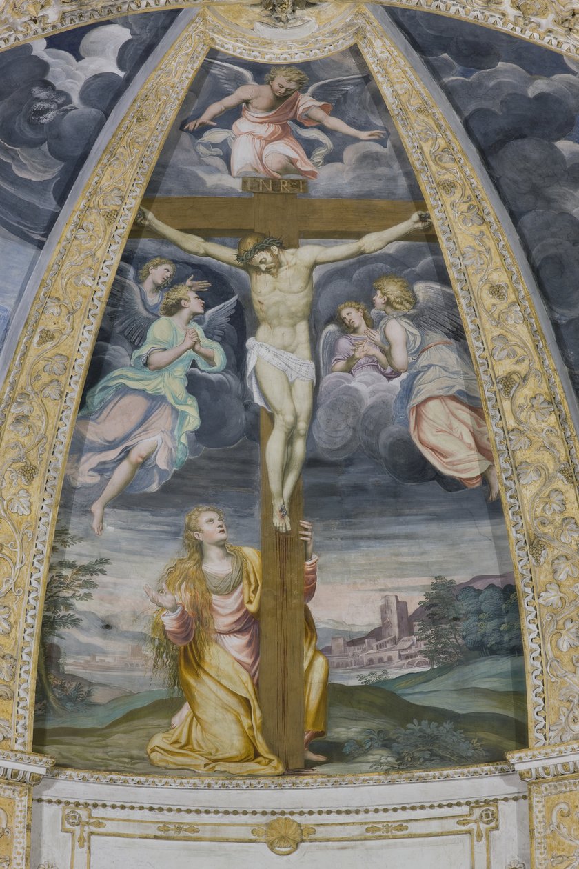 Ukřižování, 1578-82 od Simone Veneziano Peterzano