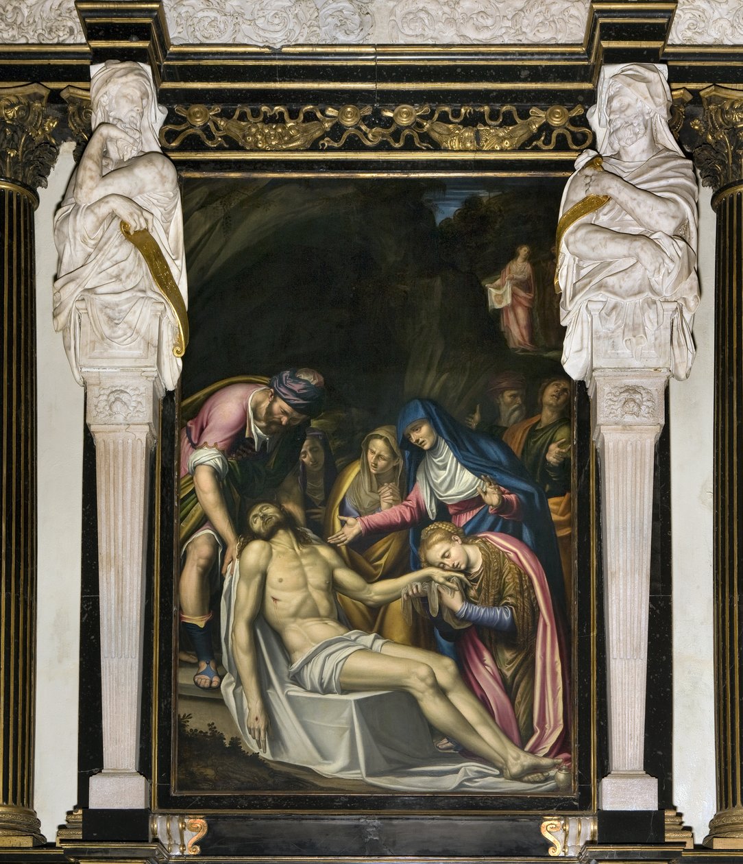 Depozice, 1591 od Simone Veneziano Peterzano