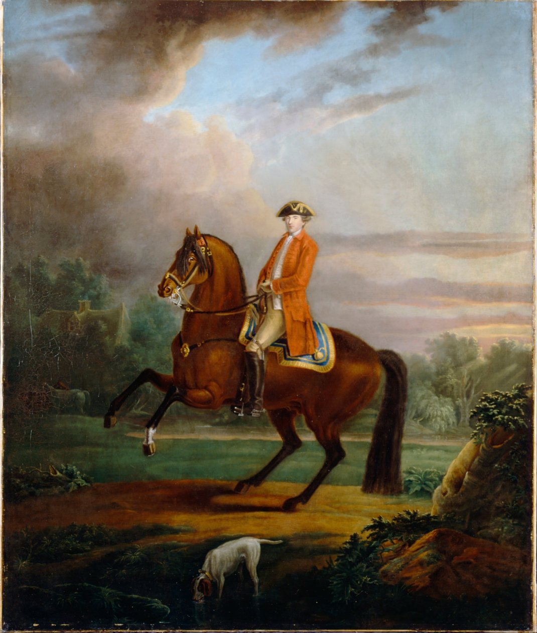 Muž jménem Noel Desenfans na koni od Sir Peter Francis Bourgeois