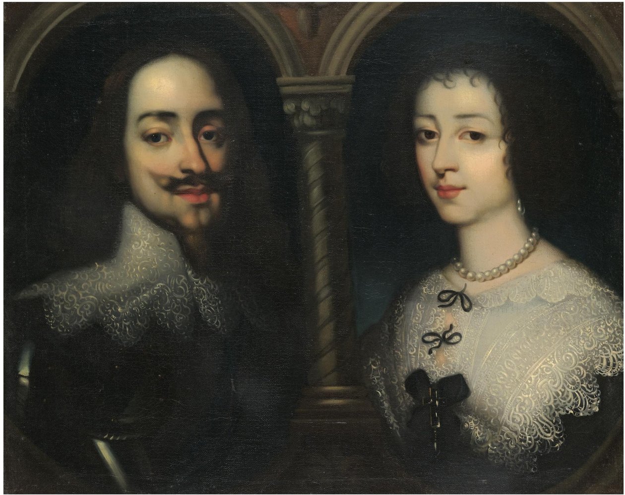 Dvojportrét krále Karla I. a královny Henrietty Marie od Sir Anthony van, Dyck
